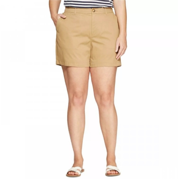 Ava & Viv Pants - Ava & Viv Mid-Rise Chino Shorts